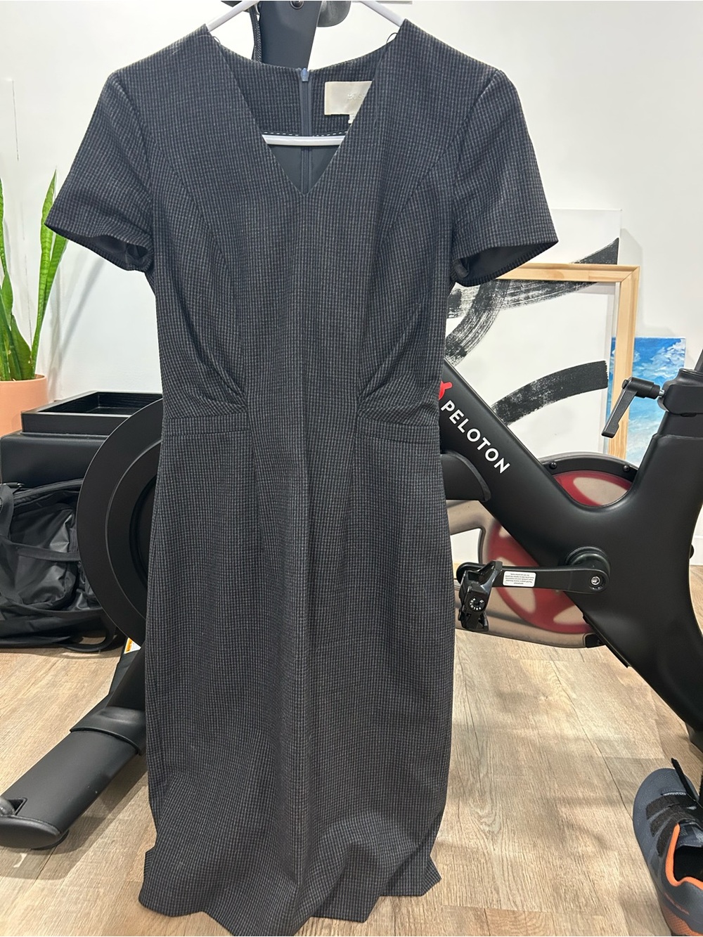 Boss Black Short-Sleeve Sheath Dress